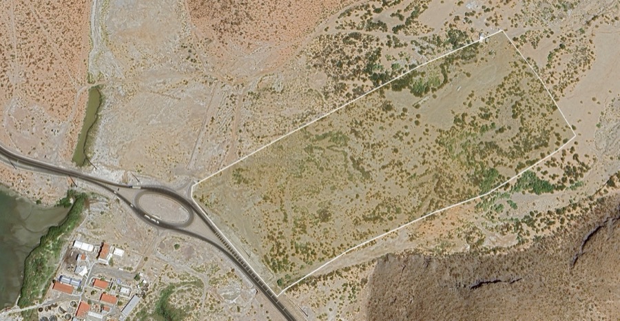 Indicative boundary of Distrito Pichilingue and its adjoining roundabout
